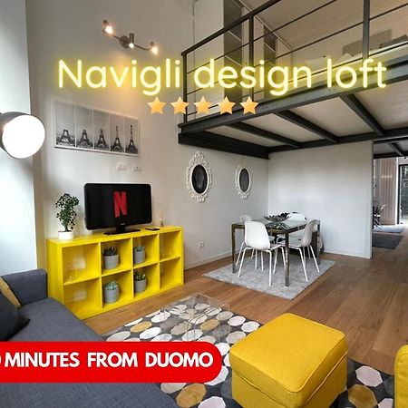 Navigli Design Loft - 7 Stops From Duomo, Ac, Netflix Milan Exterior photo